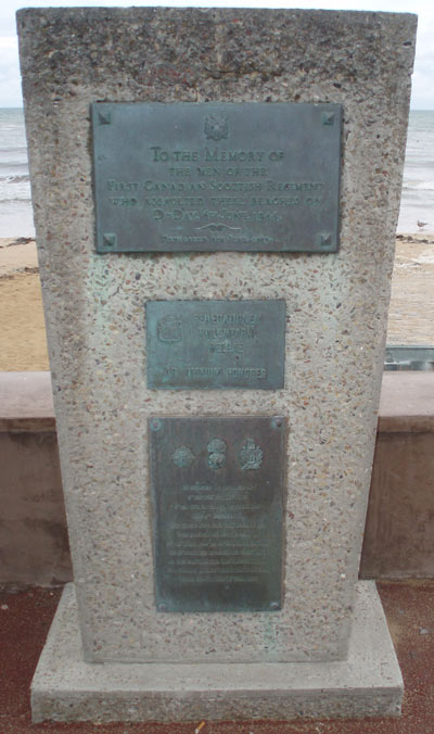 Monuments 1st Bn The Canadian Scottish Regiment