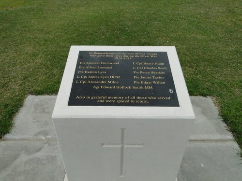 War Memorial Tuddenham #1
