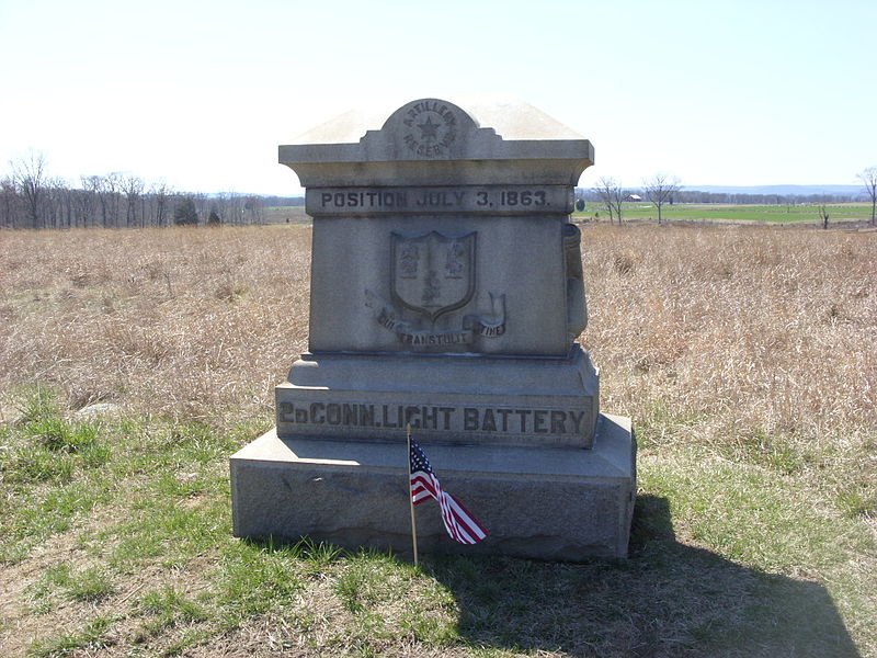 Monument 2nd Connecticut Light Artillery Battery #1