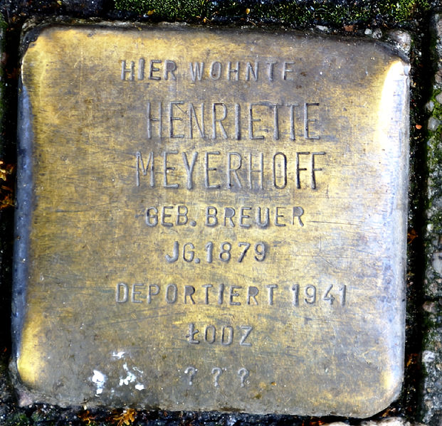 Stumbling Stones Düsseldorfer Straße 17 #2