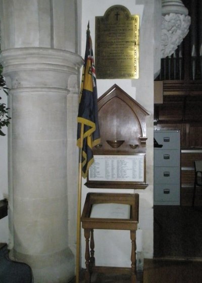 Roll of Honour St. Mary the Virgin Church