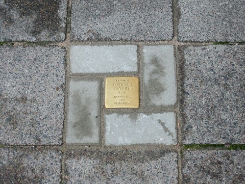 Stolperstein Blumentorstrae 9