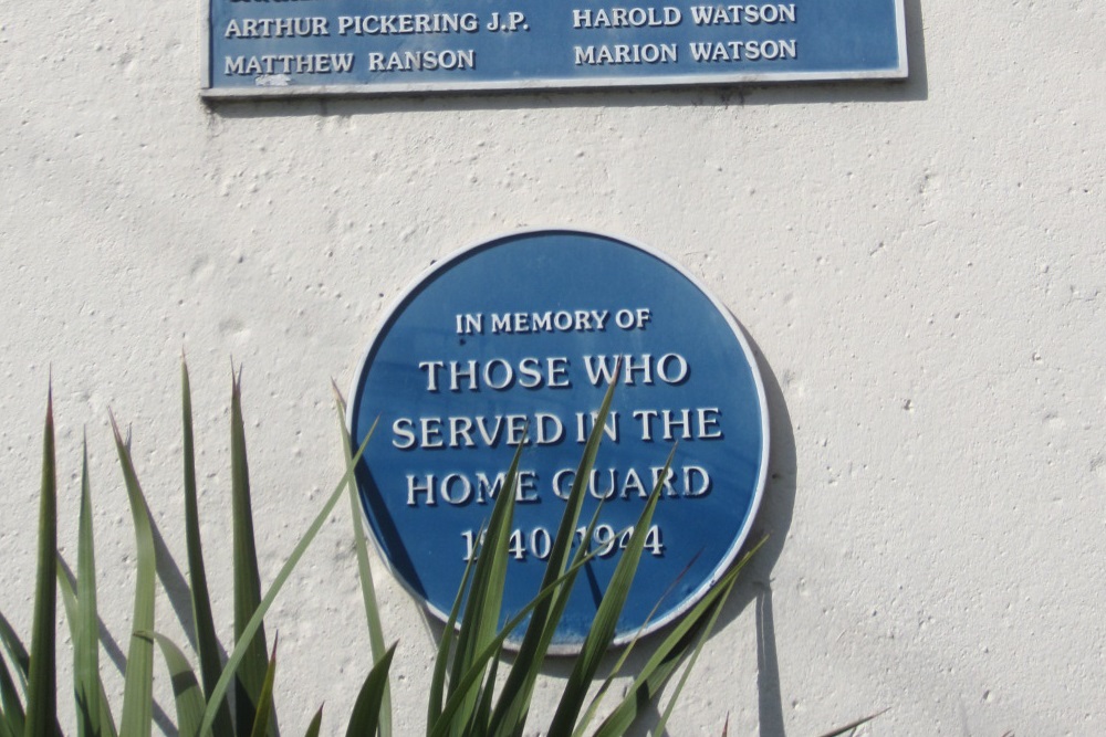 Oorlogsmonument Home Guard Redcar #1