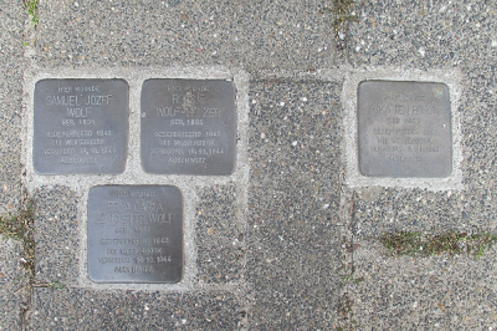 Stolpersteine Prins Hendrikstraat 1a