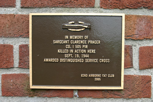 Memorial Sergeant Prager