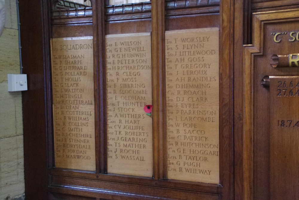 Oorlogsmonument Bridlington Priory #4