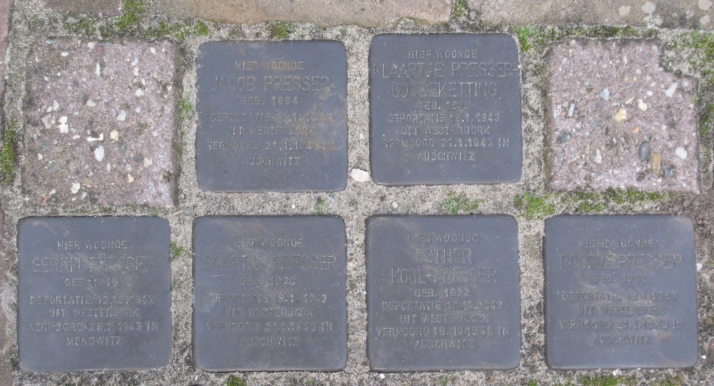 Stolpersteine Middenstraat 93