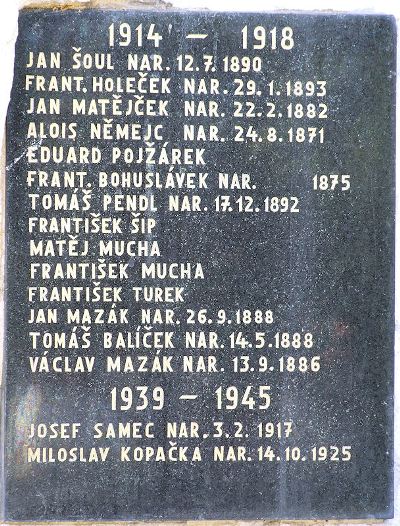 Oorlogsmonument Frymburk #2