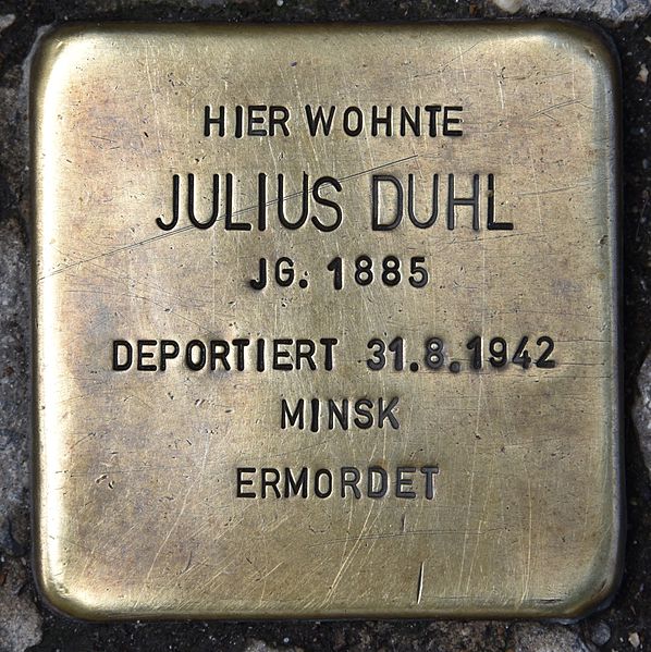Stumbling Stone Wiener Straße 13