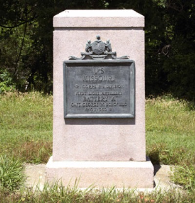 1st Missouri Light Artillery, Battery A (Union) Monument