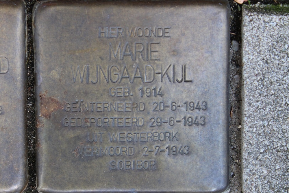 Stolpersteine Hunzestraat 101 #3