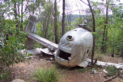 Crash Site & Remains B-24D Liberator 42-40387 #1