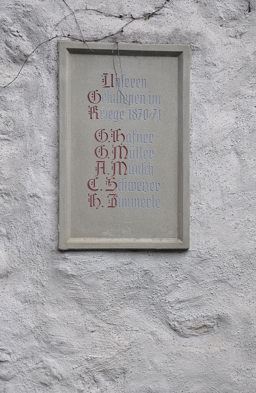 Franco-Prussian War Memorial Leutkirch im Allgu