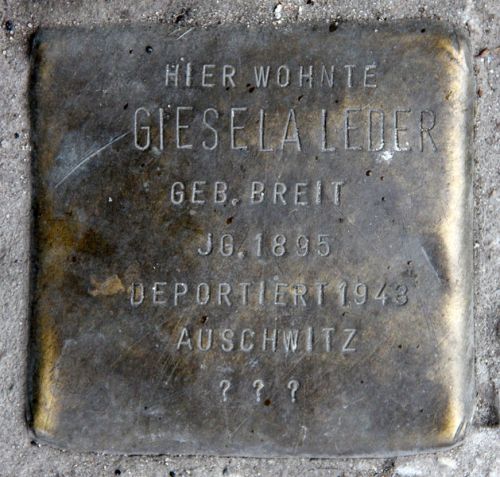Stumbling Stones Warschauer Straße 12 #3
