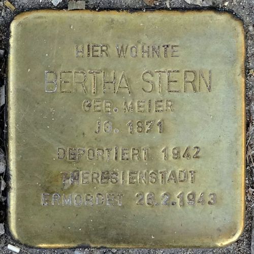 Stumbling Stones Hauptstraße 36 #4