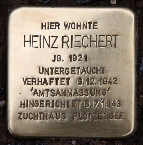 Stolperstein Steinmetzstrae 39