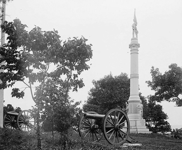 Monument 3rd Maryland Infantry (U.S.A.) en Latrobe's Battery (C.S.A.) #1