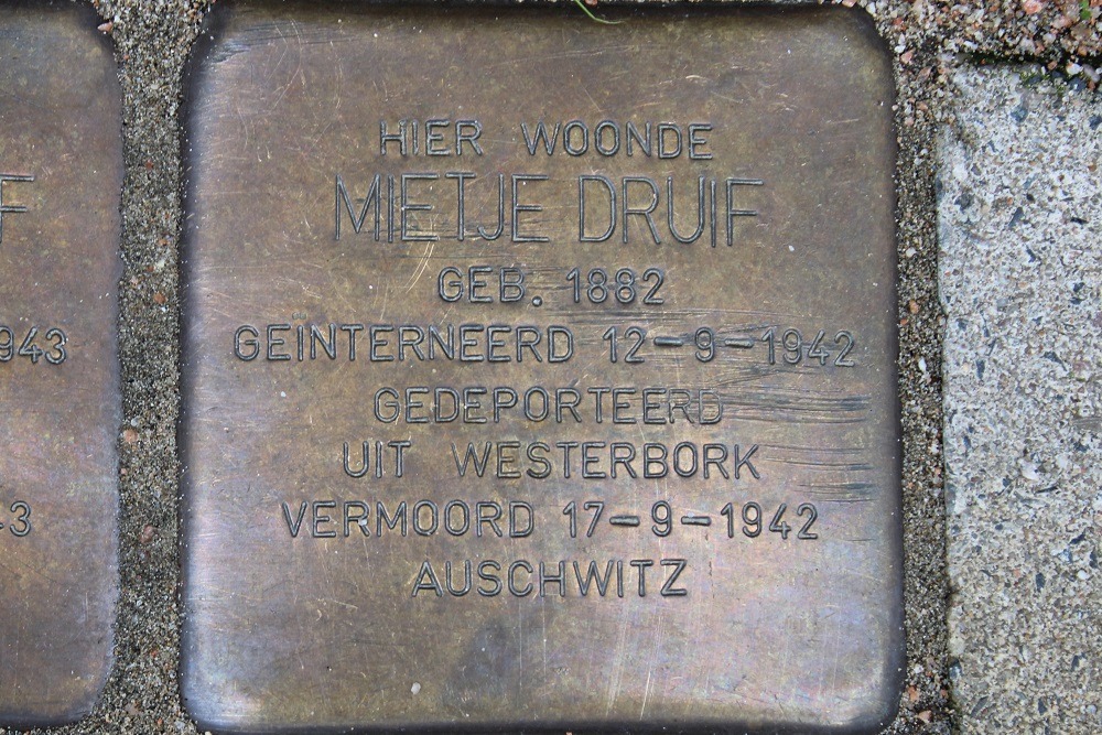 Stolpersteine Grevelingenstraat 4 #3