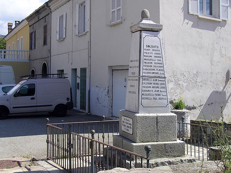 Oorlogsmonument Castello-di-Rostino