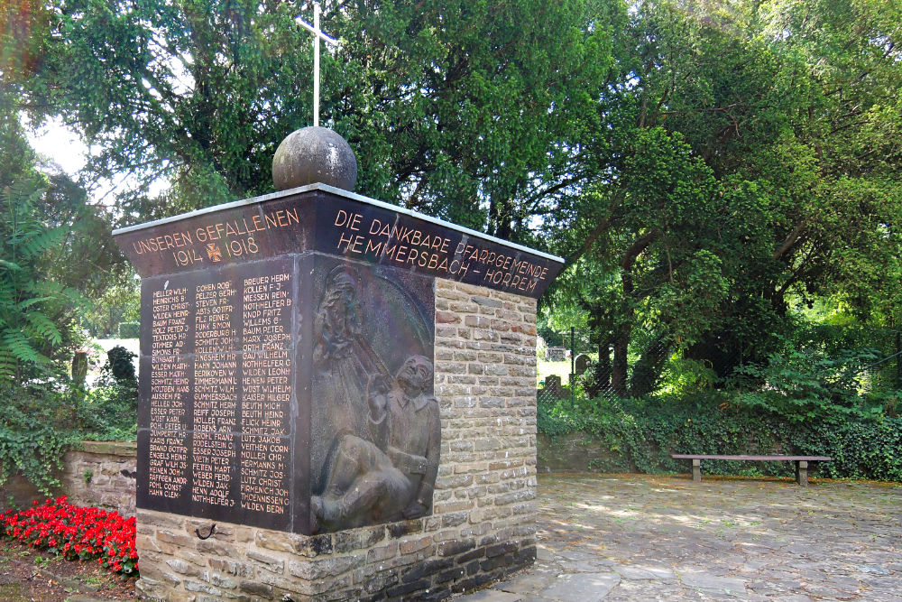 Oorlogsmonument Parochie Hemmersbach Horrem #2