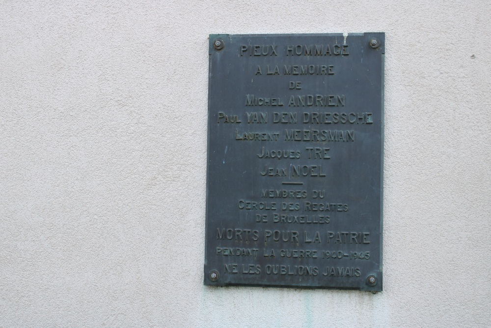 Commemorative Plaques Cercle Des Rgates de Bruxelles #3