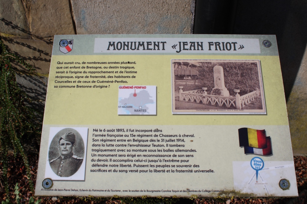 Gedenkteken Jean Friot Courcelles #3