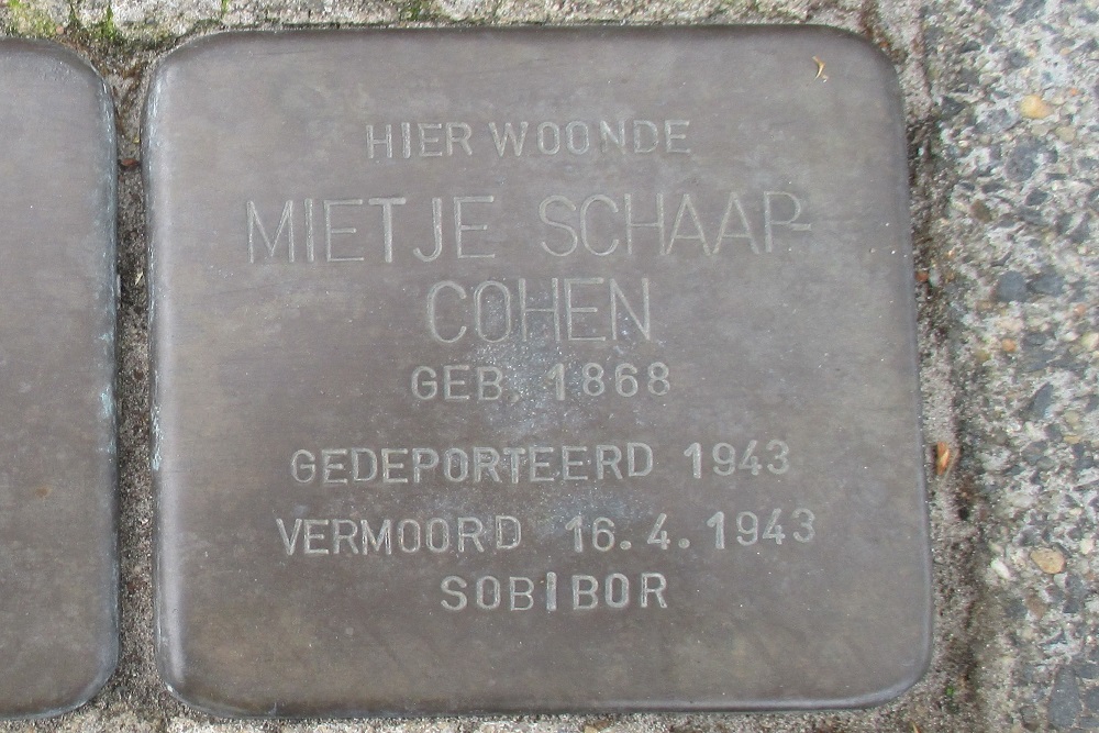 Stolpersteine Hoofdkade 16 #3