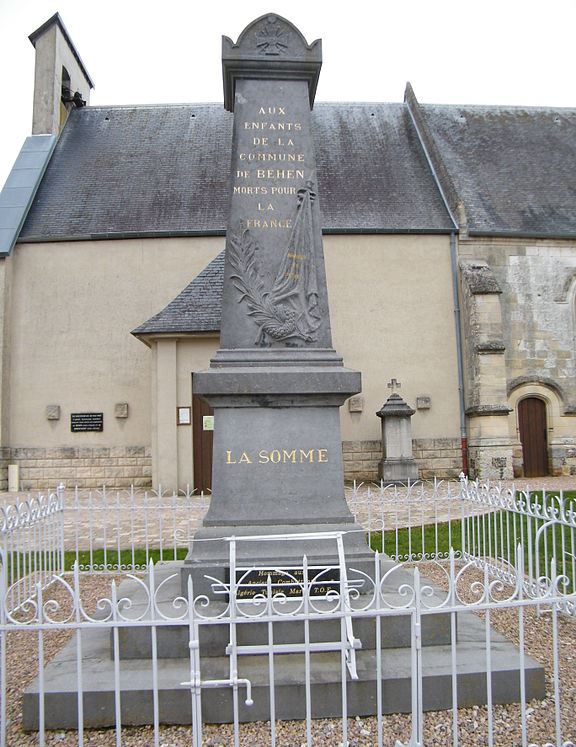 Oorlogsmonument Béhen #1
