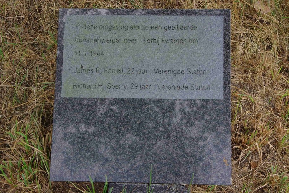 Monument Crashlocatie B17G 42-31175 JW Heerde #4