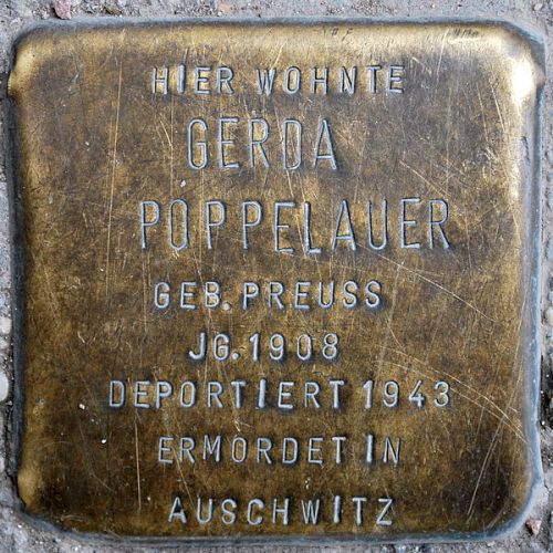 Stolpersteine Eulerstraße 21 #3