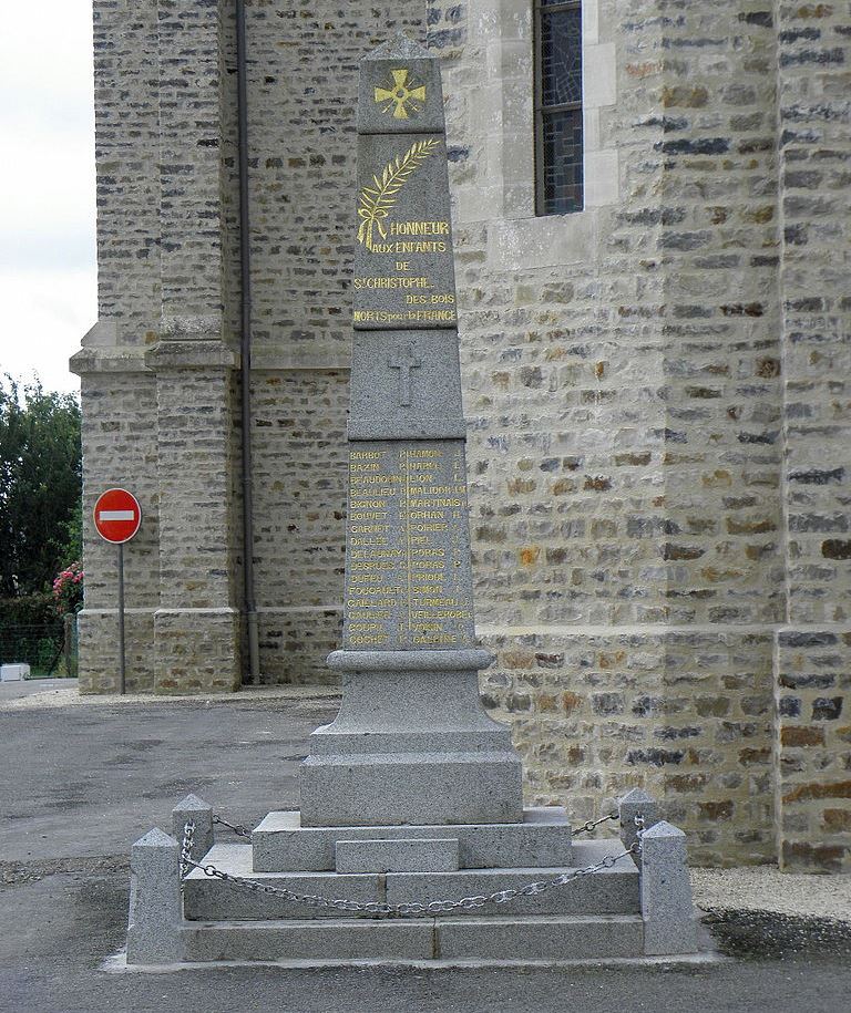 Monument Eerste Wereldoorlog Saint-Christophe-des-Bois #1