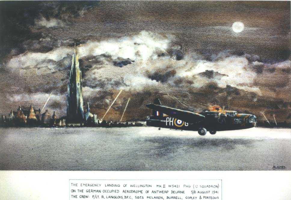 Back in time: Emergency landing Wellington W5421 Deurne 1941 #2