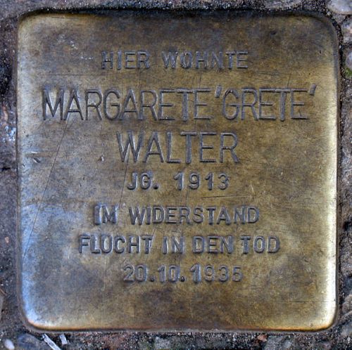 Stolperstein Fuldastrae 12 #1