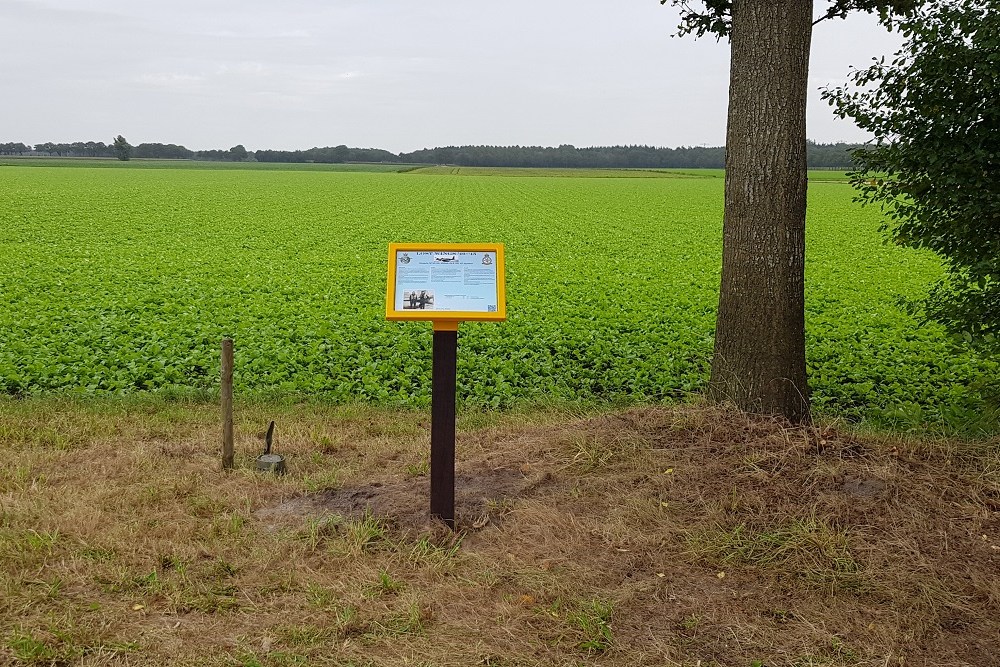 Memorial Sign Crash Location Havilland DH.98 Mosquito NF Mk XIX 