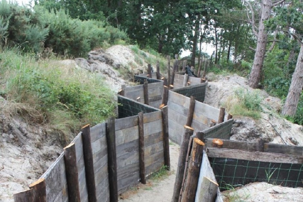 German Radarposition Tiger - Trenches