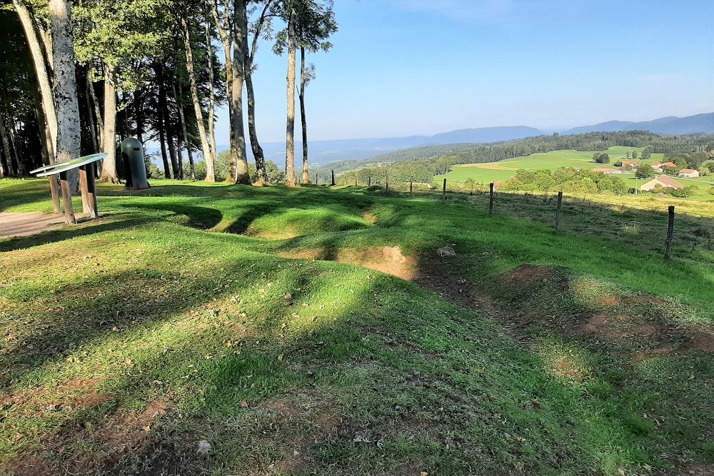 Hill 627 - Remains of Defense Lines and Trenches Ban-de-Sapt #5