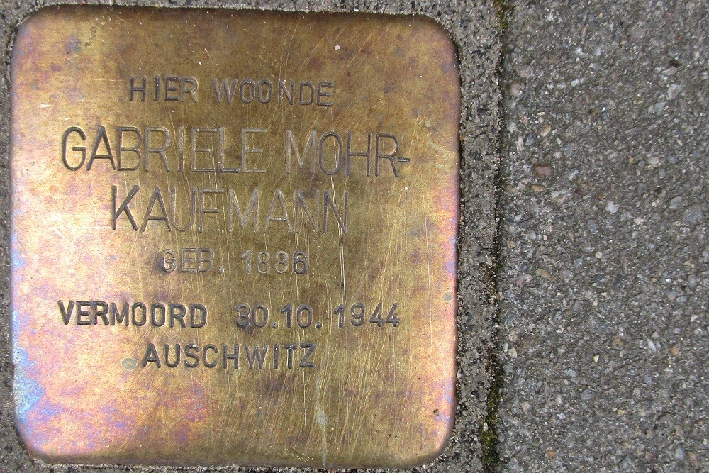 Stolpersteine Kasterenwal 151 (voorheen Tweede Kasterenstraat 1) #3