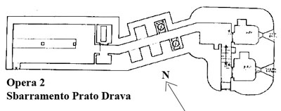 Verdedigingswerk Nr. 2 (Blokkade Prato Drava) #2