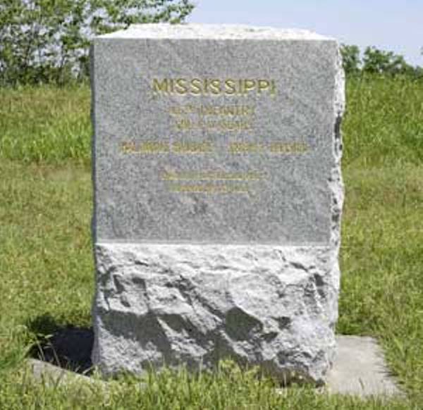 46th Mississippi Infantry (Confederates) Monument #1