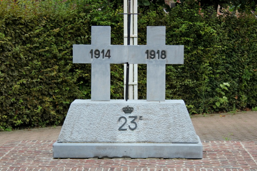 Monument Belgische Regimenten Slag bij Houthulst #2