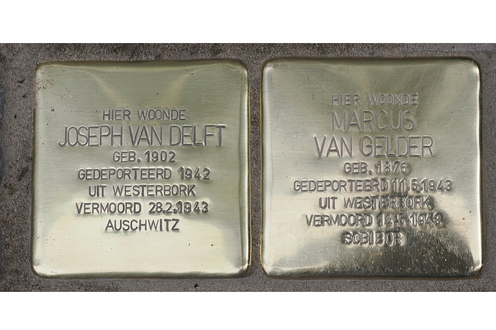 Stolpersteine Achter de Muren Vispoort 28 #1