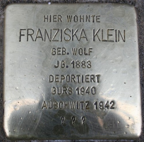 Stolpersteine Karlstrae 92 #1