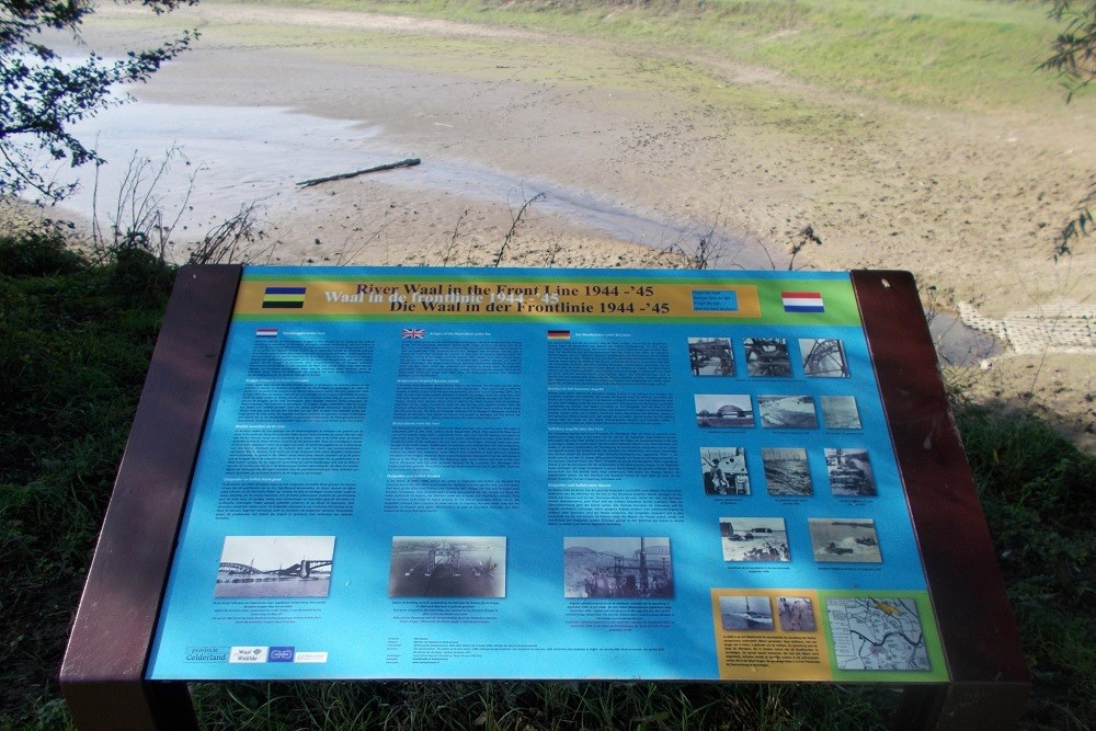 Infobord Waalbrug Ooijpolder