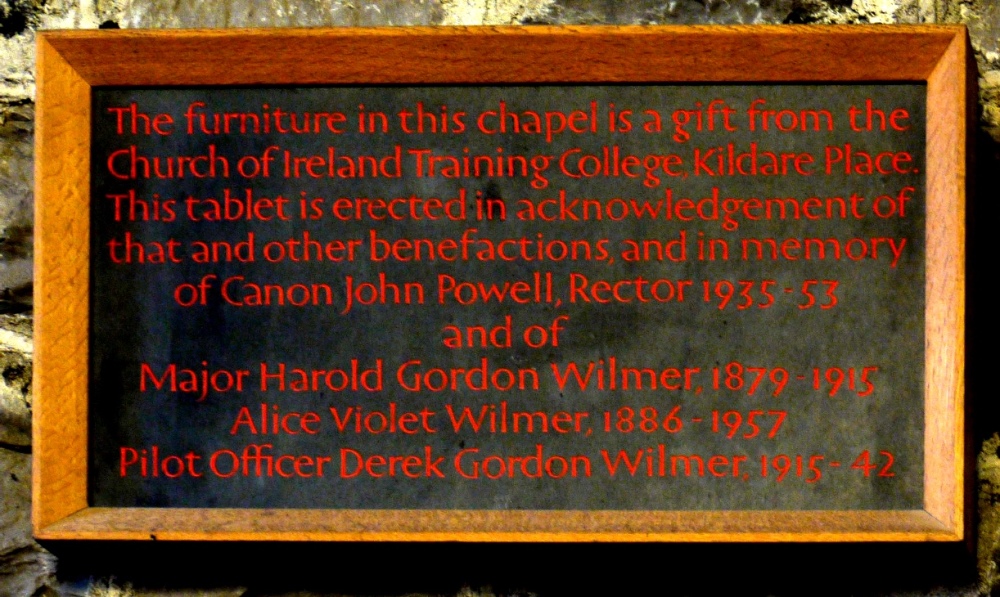 Memorial Harold Gordon Wilmer and Derek Gordon Wilmer #1