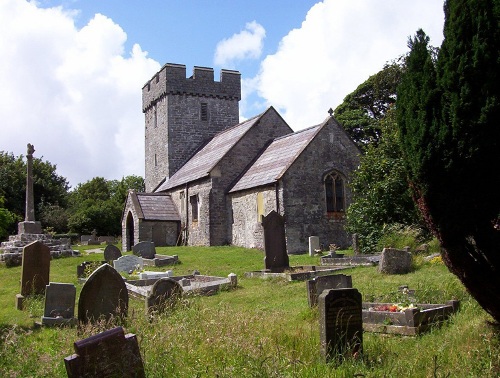 Oorlogsgraf van het Gemenebest St Curig Churchyard