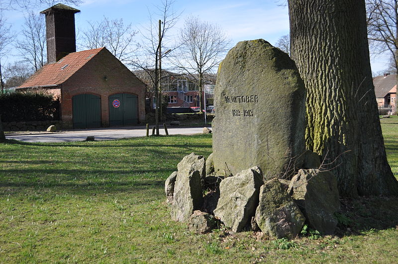 Herdenkingssteen 100e Verjaardag Slag bij Leipzig #1