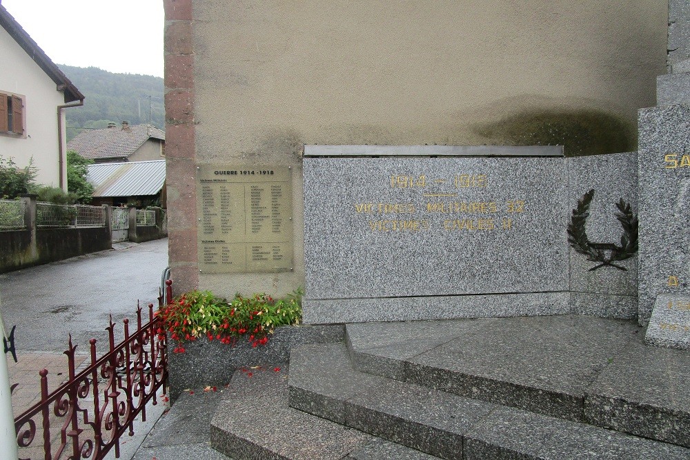 Oorlogsmonument Saint-Amarin #2