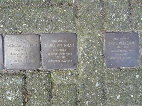 Stolpersteine Distelstraat 24 #5