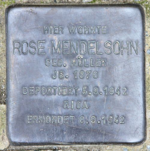 Stolpersteine Treuchtlinger Strae 5 #3