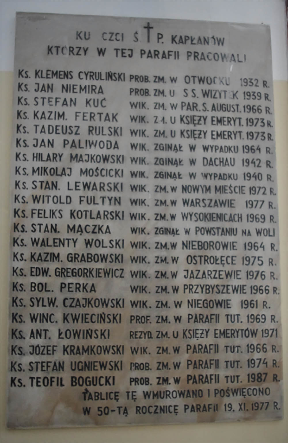 Gedenktekens St. Stanisław Kostka Kerk Warschau #4